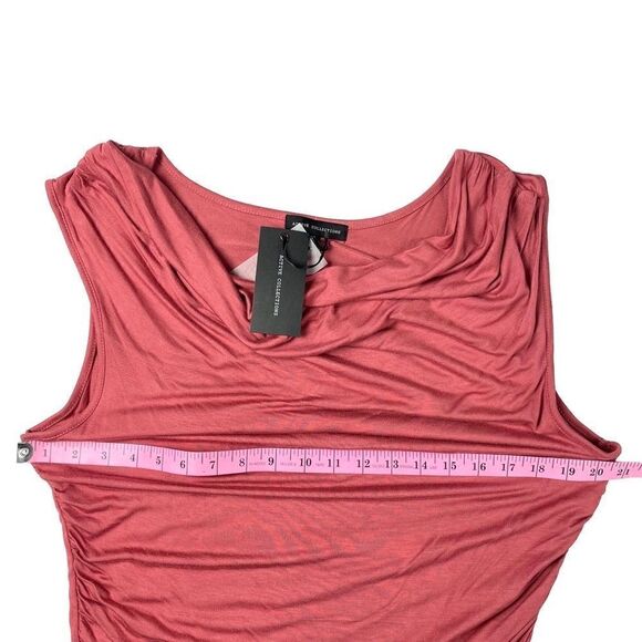 NWT Active Collections Los Angeles Draped Sleeveless Soft Stretch Top Women’s M - Picture 4 of 8